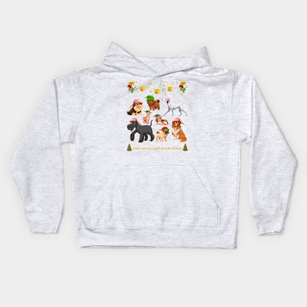 t-shirt Take me as a gift on christmas Kids Hoodie by yamiston